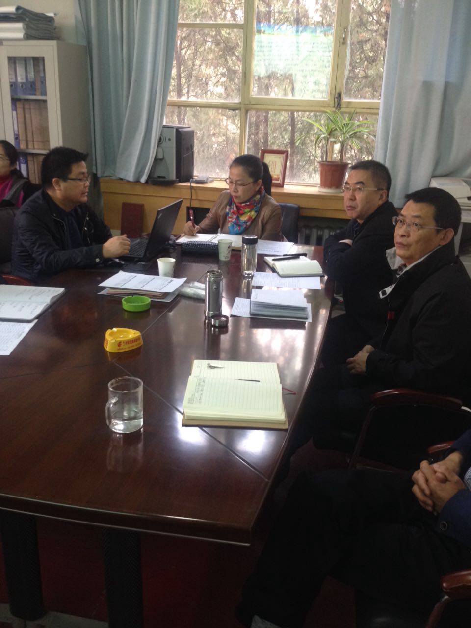 曹洁副校长调研指导国有资产管理处工作